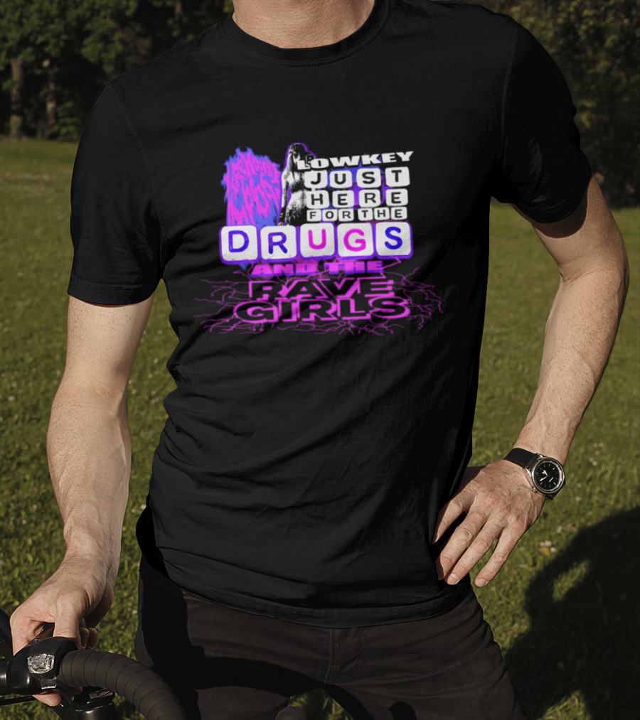 Lowkey Firehouse 666 Drugs Anti Life Rave Girls T-Shirt