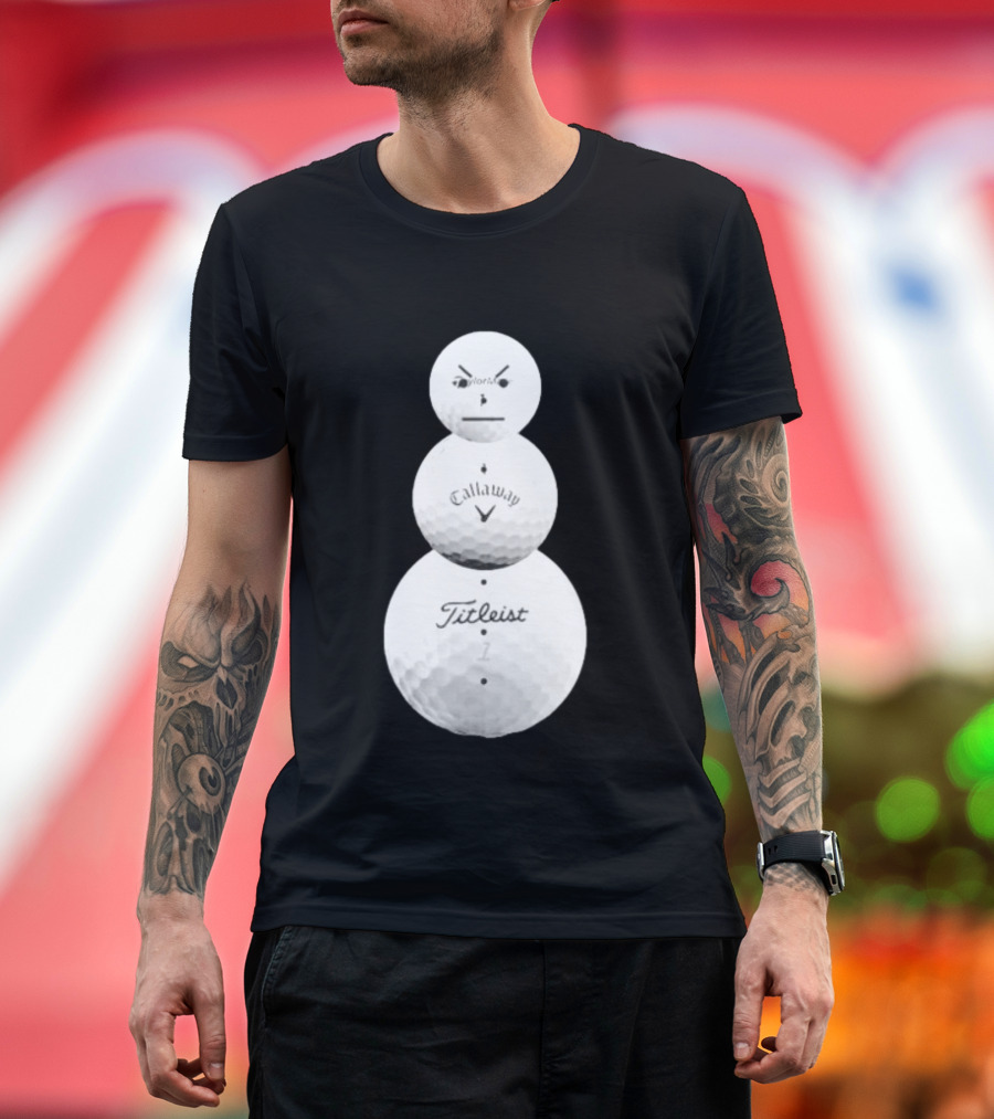 Sand Trap Or Die Golf Ball Snowman TaylorMade Callaway Titleist T-Shirt