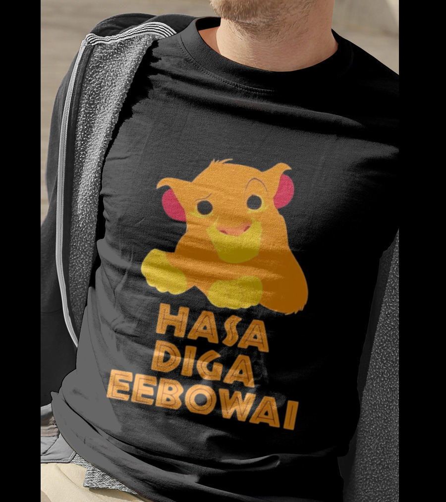 Simba Hasa Diga Eebowai Lion King Book Of Mormon T-Shirt