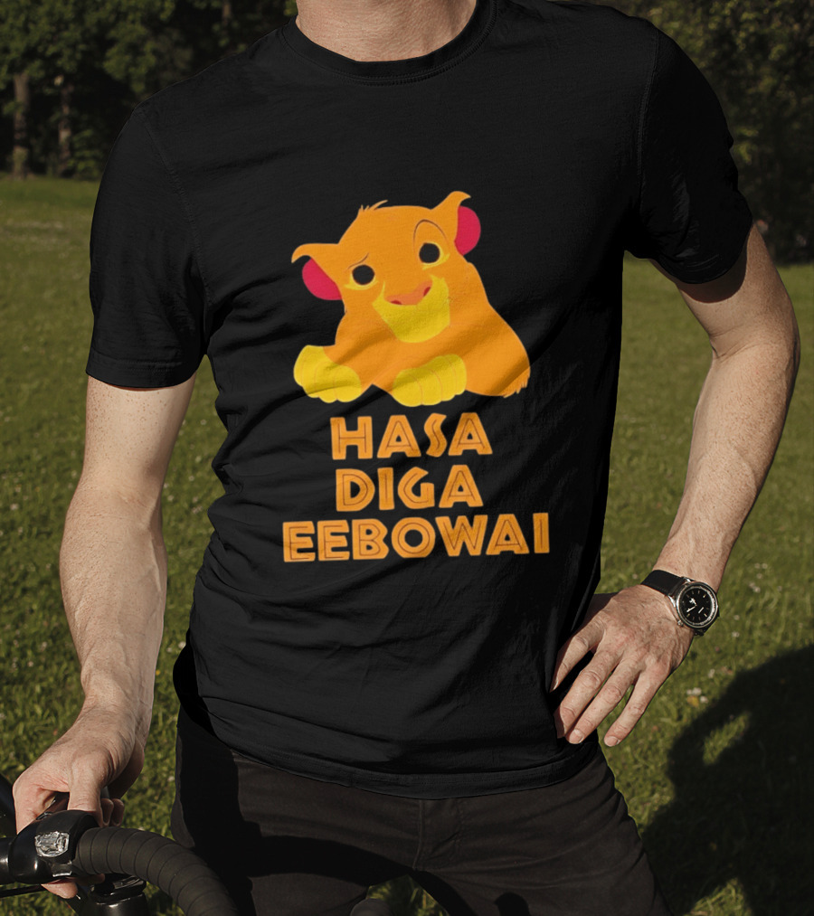 Simba Hasa Diga Eebowai Lion King Book Of Mormon T-Shirt