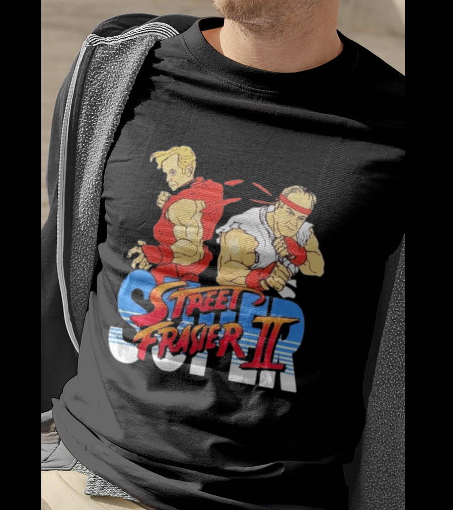 Supper Street Frasier II Retro Fighter T-Shirt