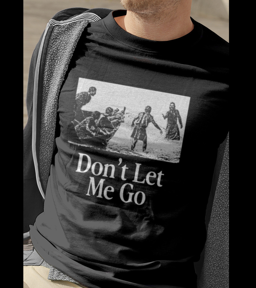 The Chosen Gifts Store Don't Let Me Go Crewneck Biblical Sea Scene T-Shirt