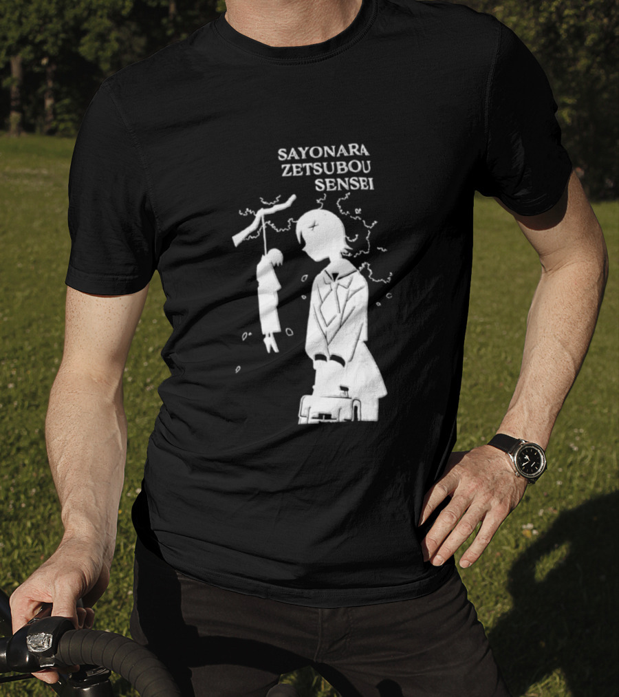 Sayonara Zetsubou Sensei Kafuka Fuura Nozomu Itoshiki T-Shirt