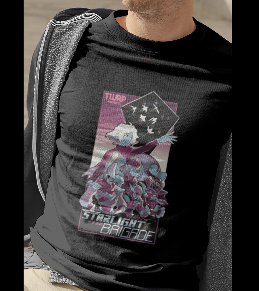TWRP Presents Starlight Brigade Anime Style Longsleeve T-Shirt