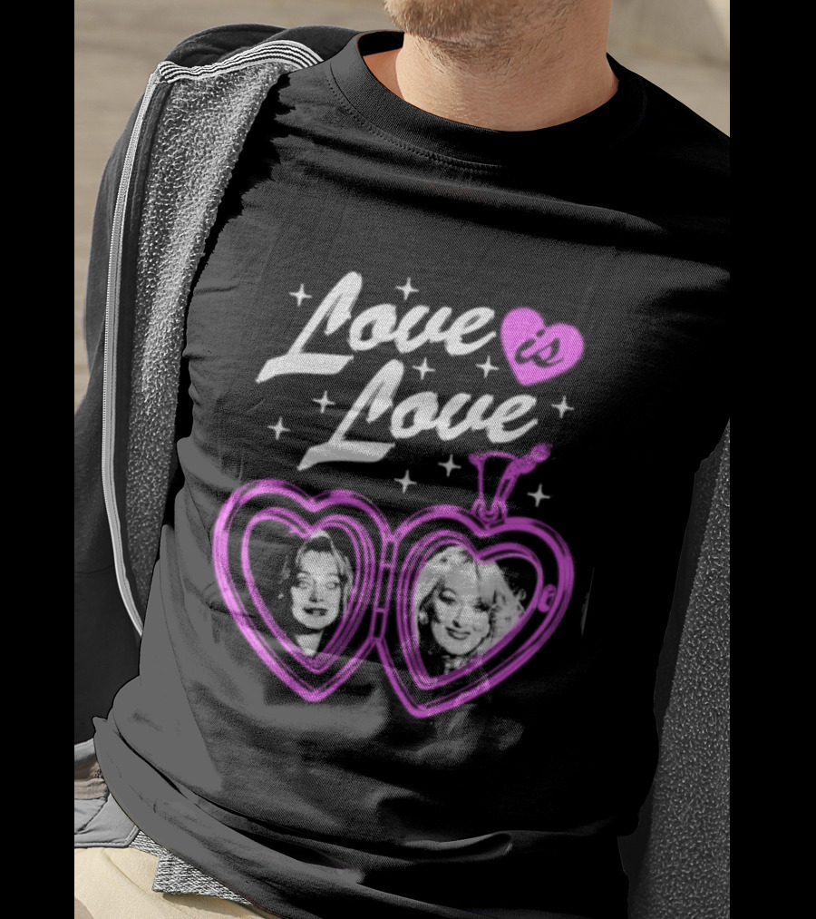 Love Is Love Madeline Helen Death Becomes Her Heart Portraits T-Shirt