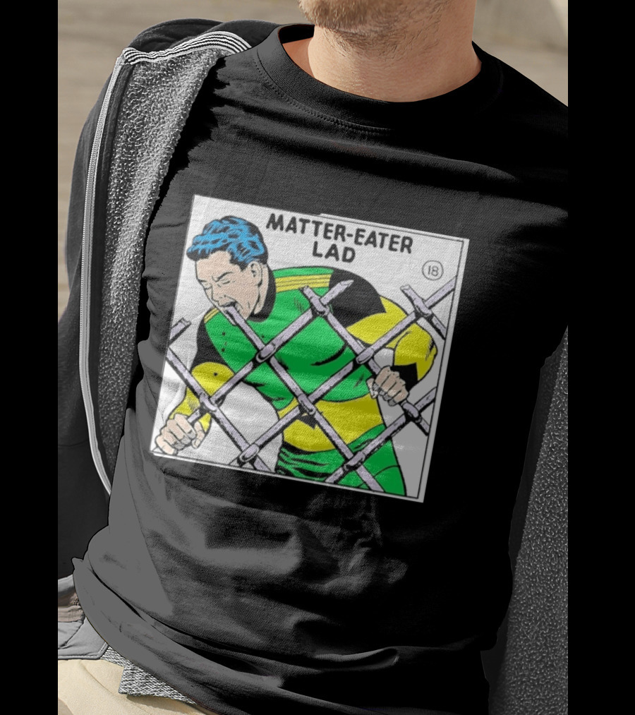 Matter Eater Lad DC Comics Retro Comic Book Panel T-Shirt