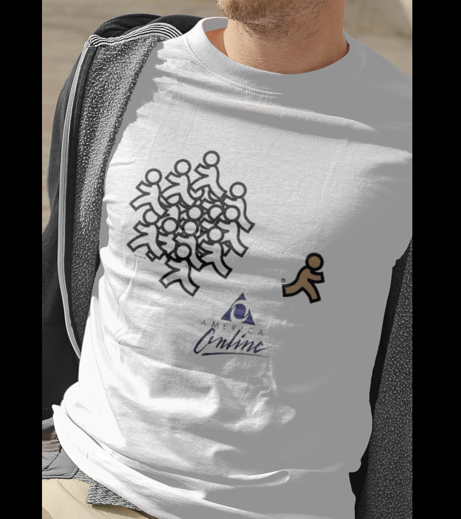 America Online AOL 92 00 90s Internet T-Shirt