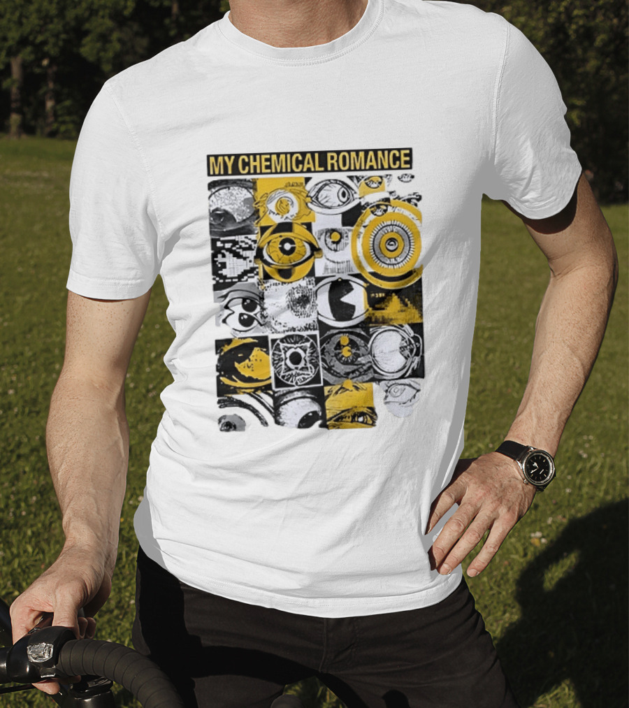 My Chemical Romance San Diego The Black Parade 2026 Petco Park Eye Collage T-Shirt