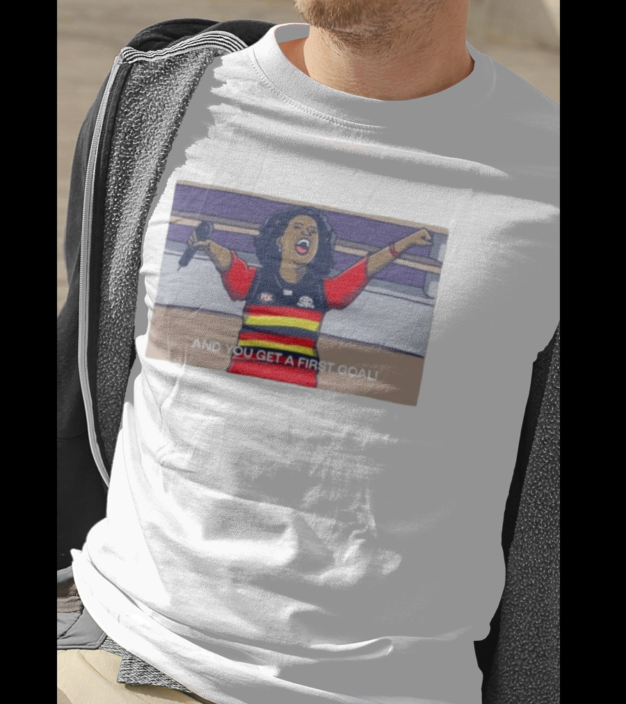 Adelaide Crows Oprah Winfrey And You Get A First Goal T-Shirt