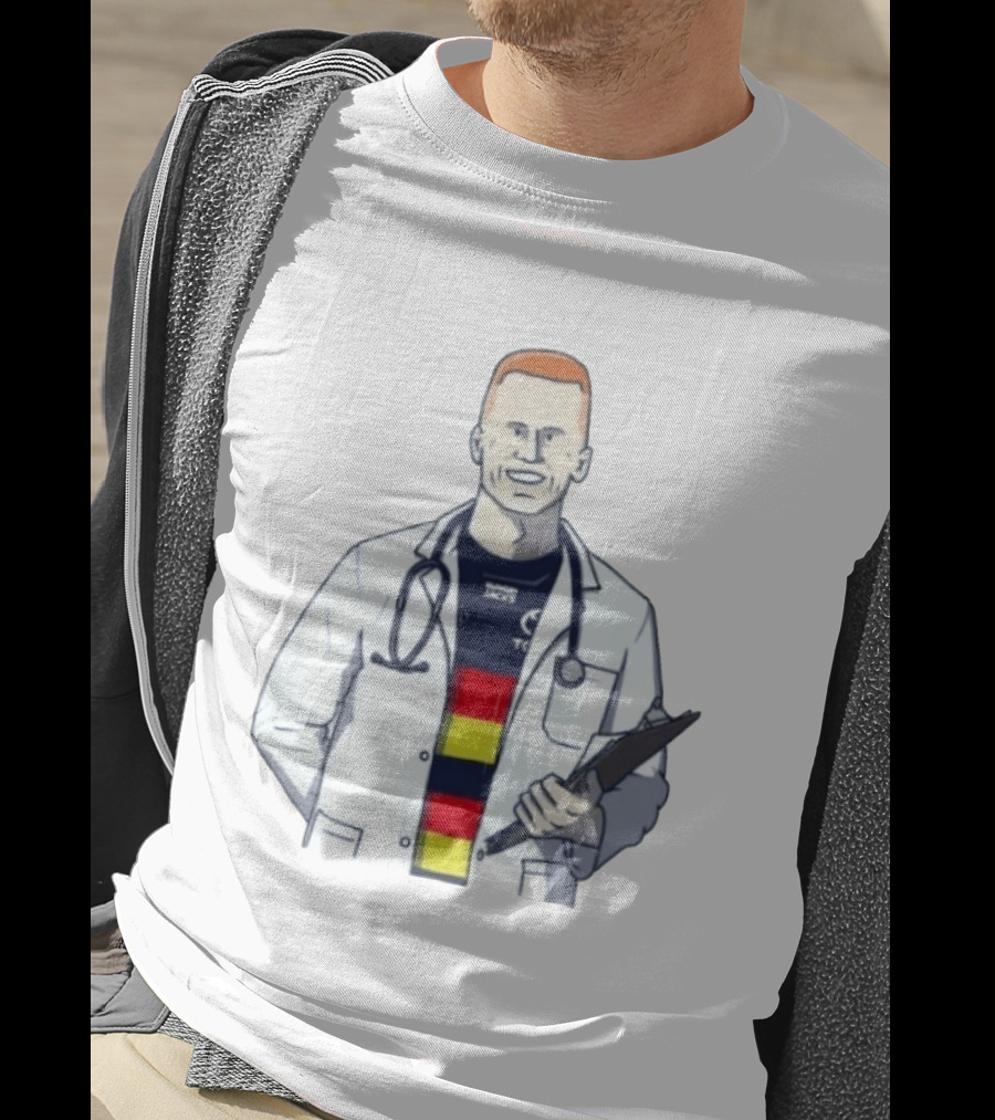 Reilly O'Brien Doctor Prescribed Adelaide Crows Stethoscope Tacos Top T-Shirt