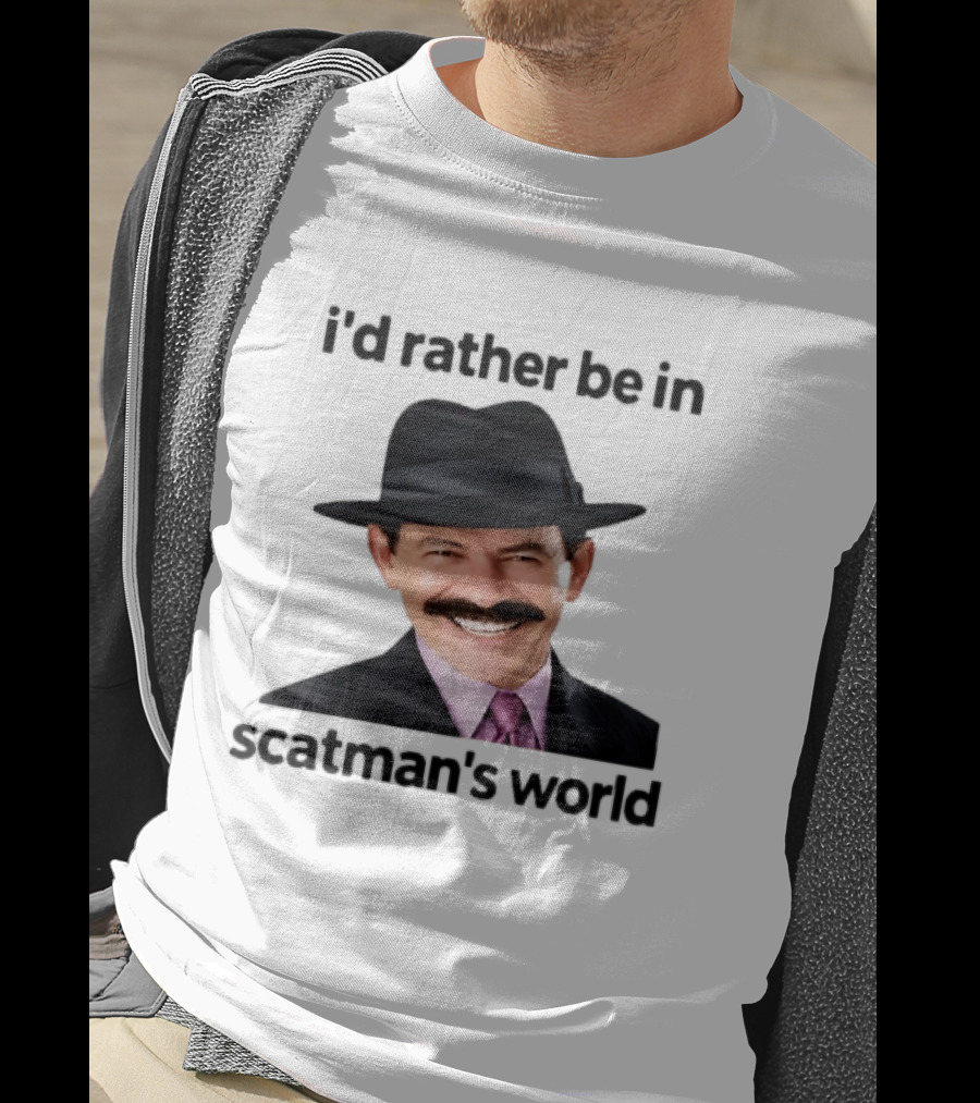 I'd Rather Be In Scatman's World Scatman John T-Shirt