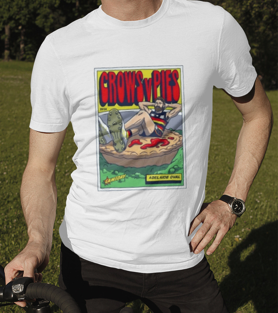 Crows V Pies Adelaide Oval Gameday 20/24 T-Shirt