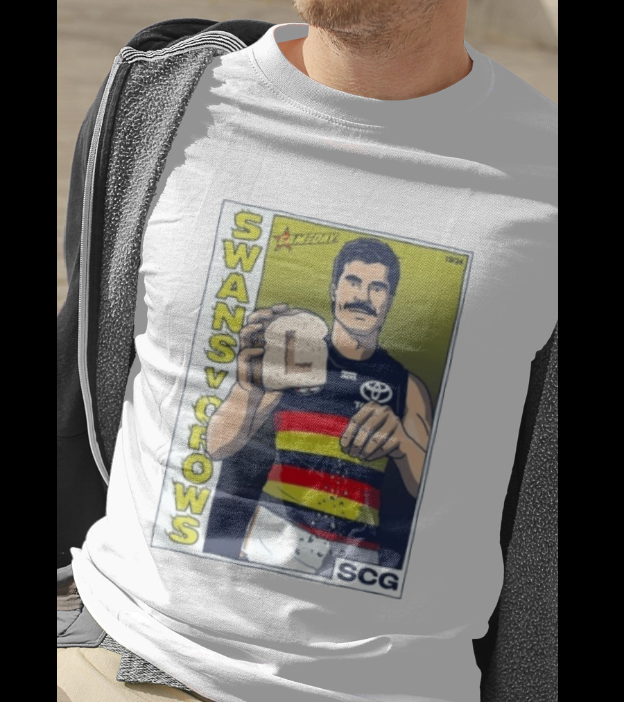 Swans Vs Crows Gameday SCG Salt Bae L Toast AFL Cartoon T-Shirt