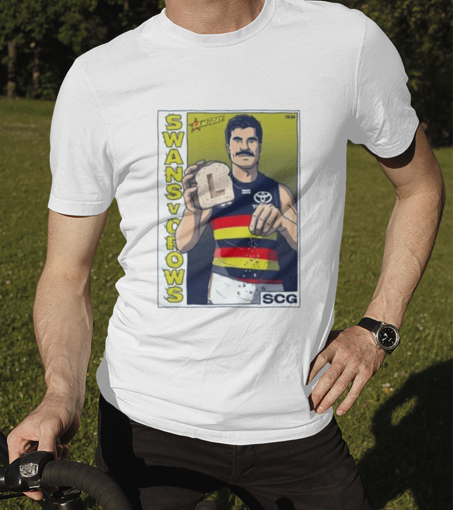 Swans Vs Crows Gameday SCG Salt Bae L Toast AFL Cartoon T-Shirt
