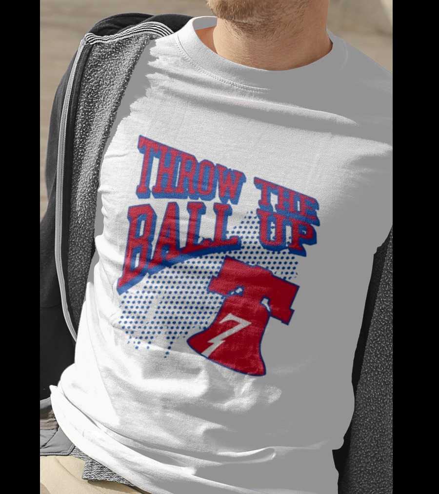 NBA Philadelphia 76ers Throw The Ball Up Liberty Bell T-Shirt