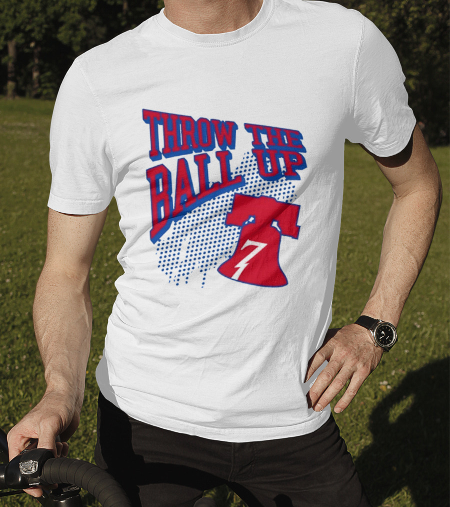NBA Philadelphia 76ers Throw The Ball Up Liberty Bell T-Shirt