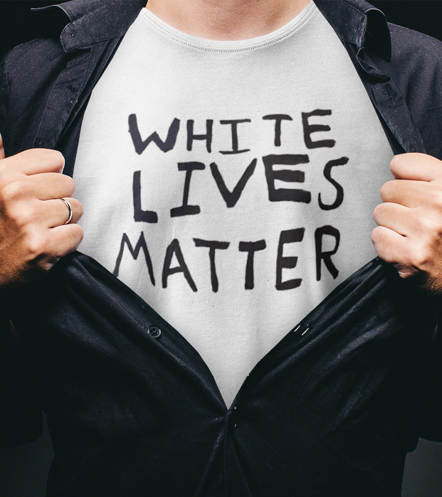 White Lives Matter WLM Political T-Shirt