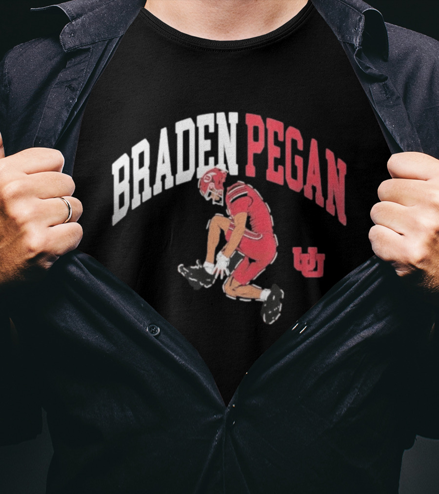 Braden Pegan Utah Utes Football Comic T-Shirt