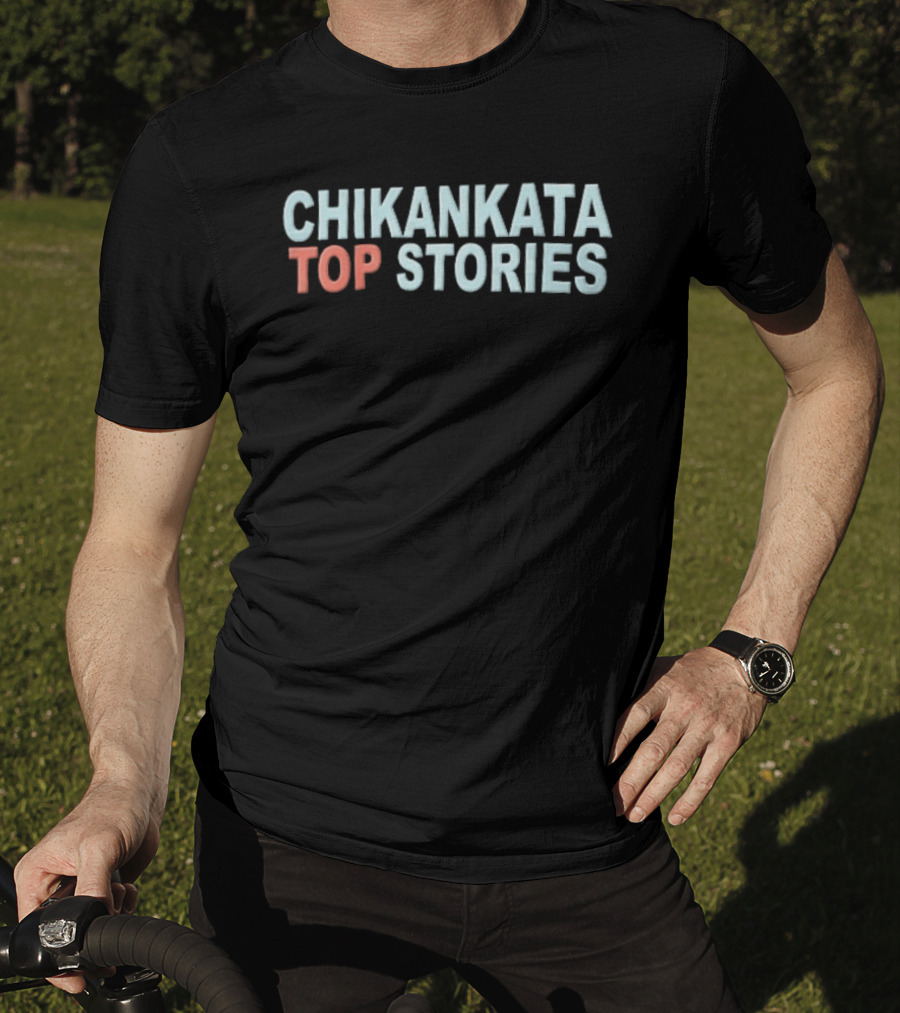 Chikankata Top Stories Two Color Vertical T-Shirt