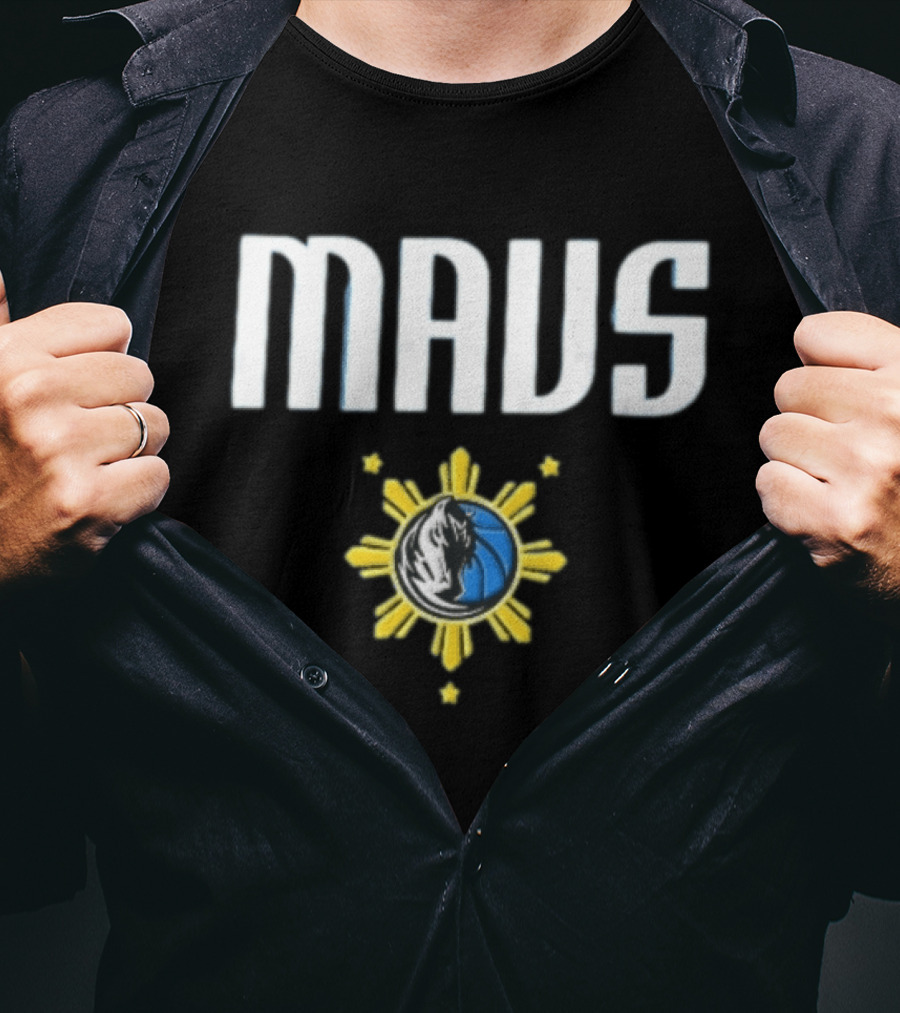 Mavs Horse Head Basketball Philippine Sun Stars Dallas Mavericks NBA T-Shirt