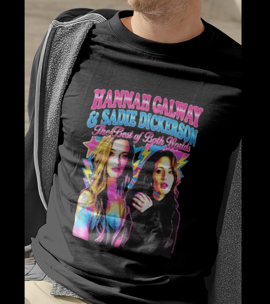 Hannah Galway Sadie Dickerson The Best Of Both Worlds Vibrant Pop T-Shirt