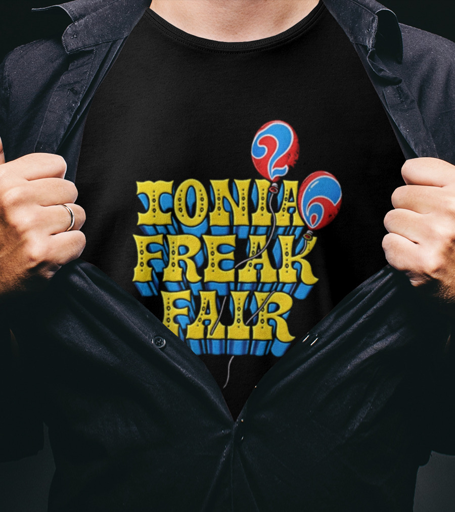 Billy Strings Ionia Freak Fair Music Festival Balloons 2024 T-Shirt