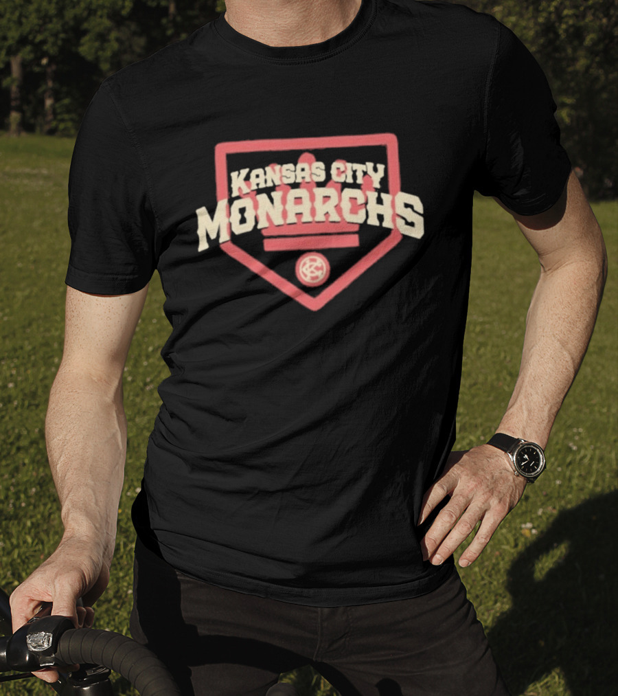 Kansas City Monarchs Home Plate Vintage Baseball T-Shirt
