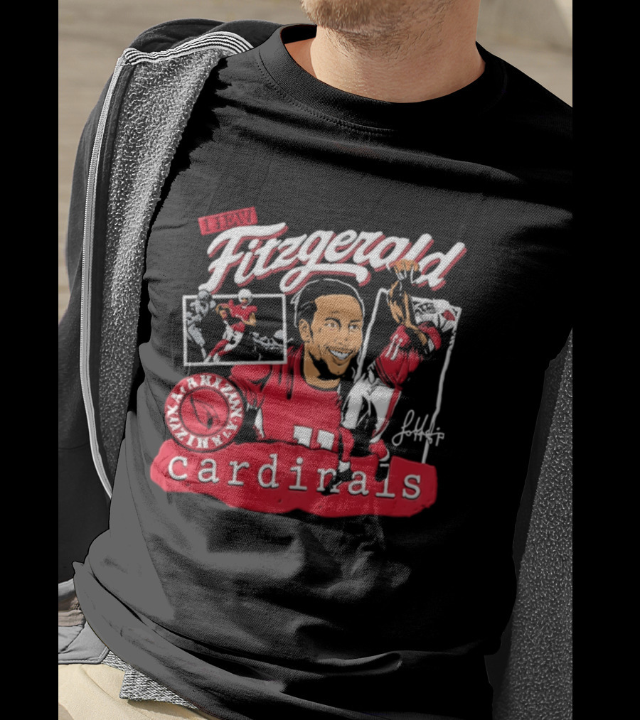 Fitzgerald Arizona Cardinals Football Number 11 NFL Player T-Shirt