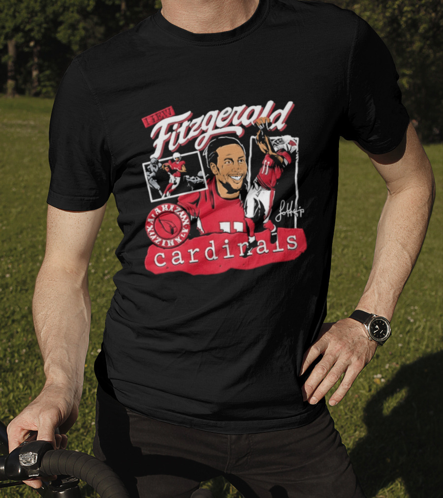 Fitzgerald Arizona Cardinals Football Number 11 NFL Player T-Shirt