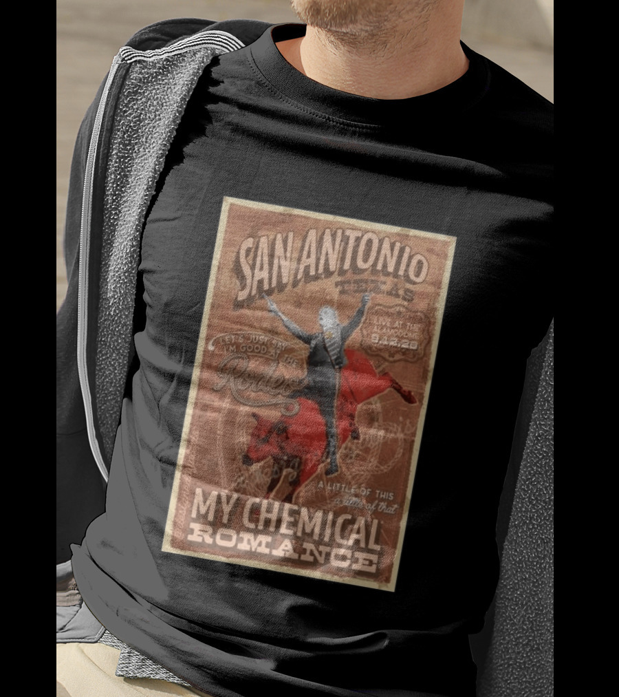 My Chemical Romance San Antonio Texas Alamodome 2026 Rodeo T-Shirt