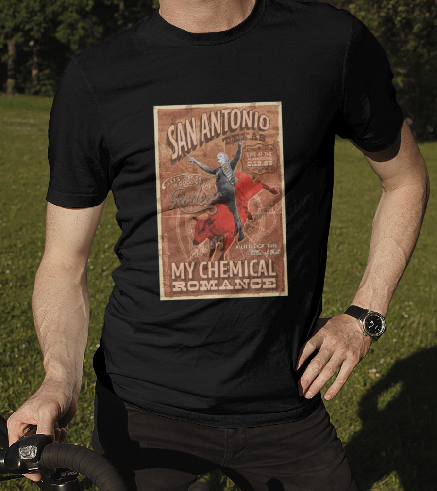 My Chemical Romance San Antonio Texas Alamodome 2026 Rodeo T-Shirt