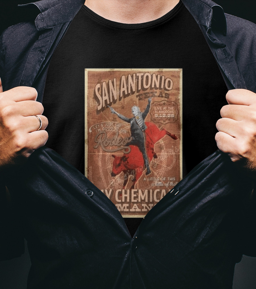 My Chemical Romance San Antonio Texas Alamodome 2026 Rodeo T-Shirt