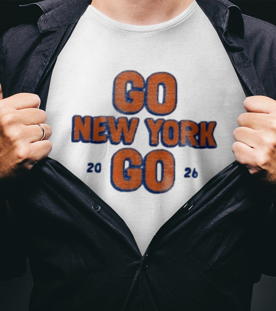 Go New York Go 2026 New York Knicks Basketball NBA Fan T-Shirt