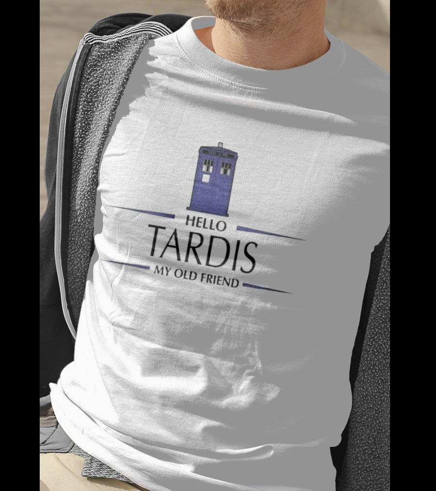 Doctor Who Hello TARDIS My Old Friend Sci Fi T-Shirt