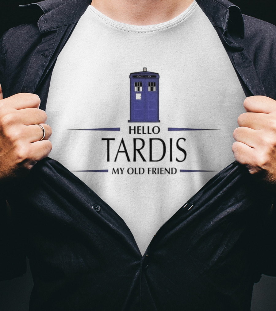 Doctor Who Hello TARDIS My Old Friend Sci Fi T-Shirt