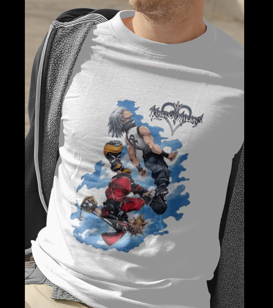 Kingdom Hearts Sora Riku Sky Square Enix T-Shirt