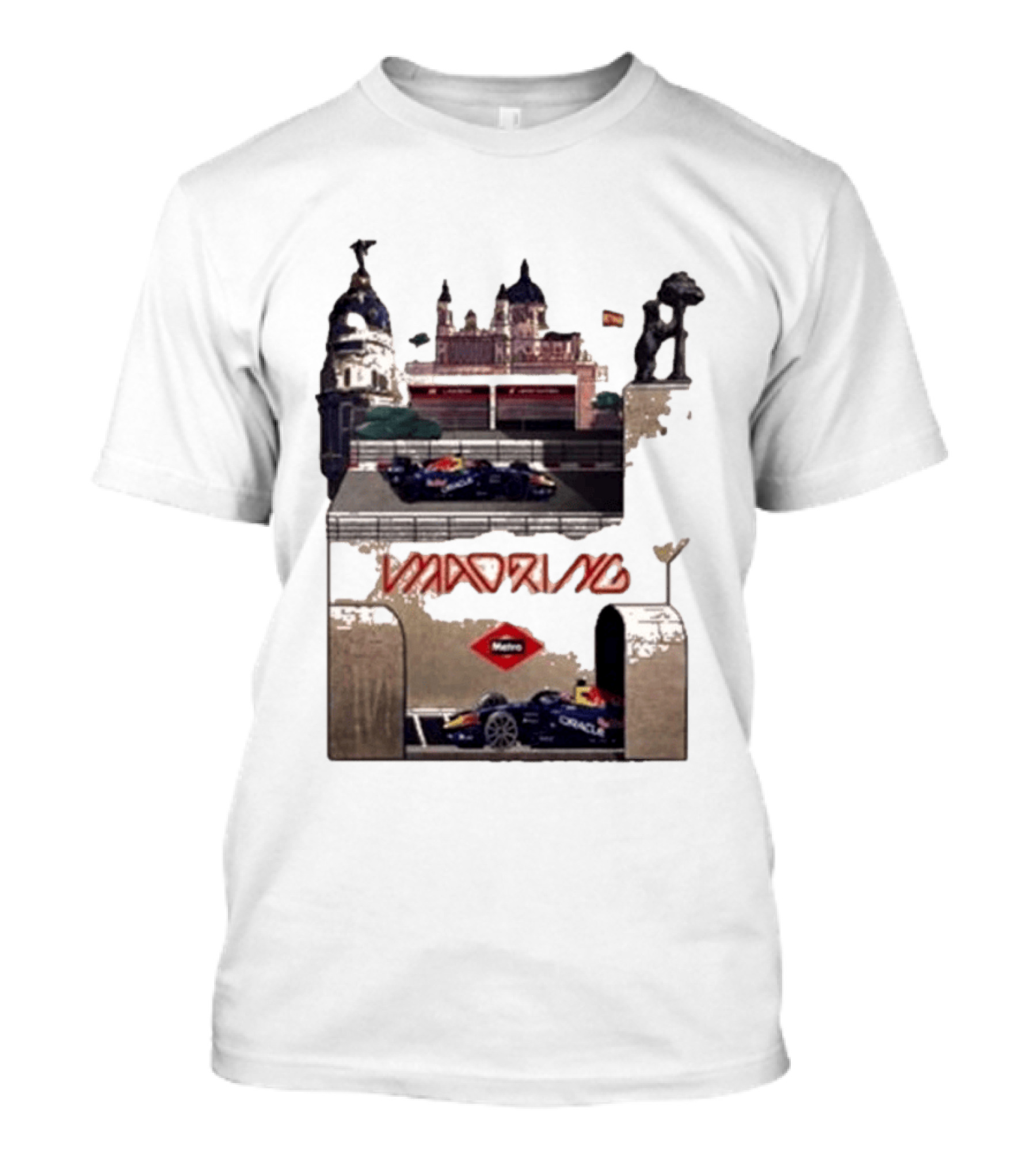 Madrid Madring Metro Formula 1 Spanish Grand Prix 2026 Red Bull Racing T-Shirt