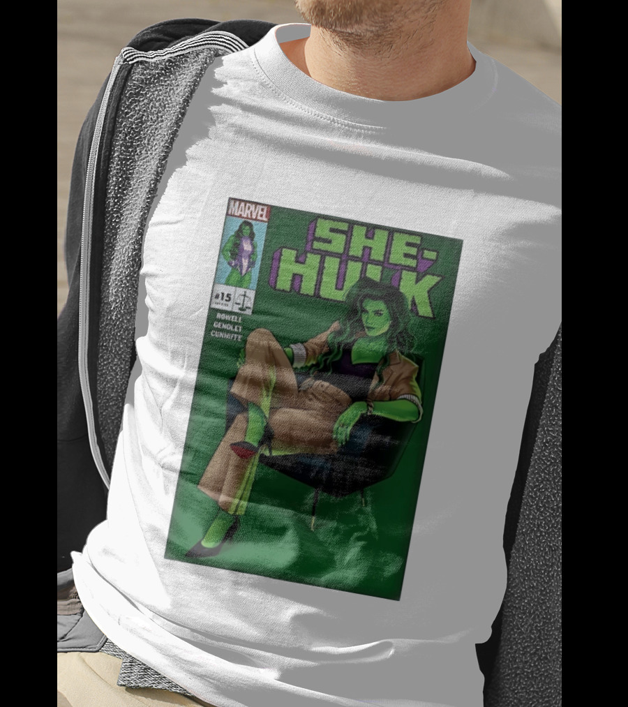 Marvel She Hulk Issue 15 Comic Book Cover Rowell Genolet Cunniffe T-Shirt