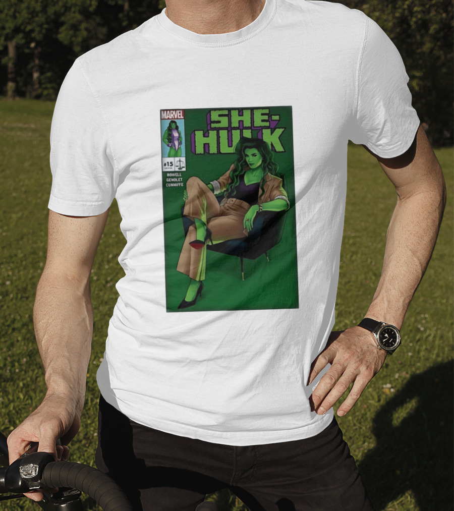 Marvel She Hulk Issue 15 Comic Book Cover Rowell Genolet Cunniffe T-Shirt
