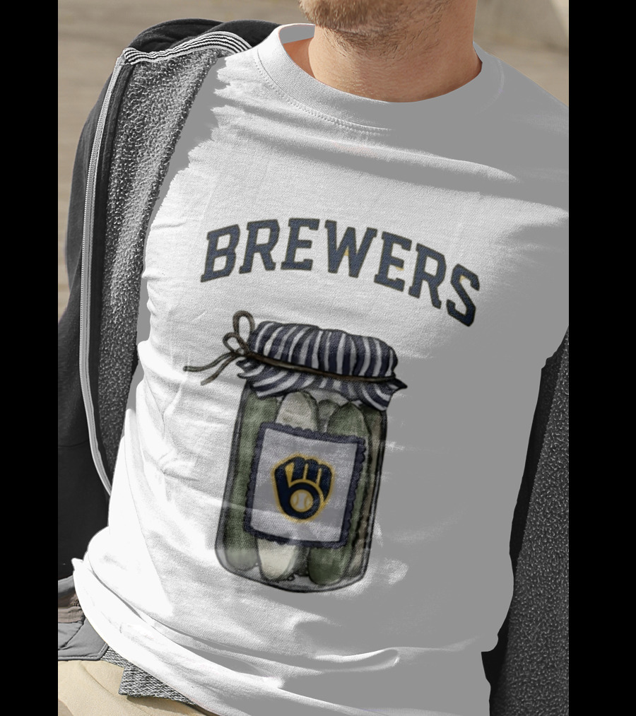 Milwaukee Brewers Pickle Jar MLB Baseball Brewers T-Shirt