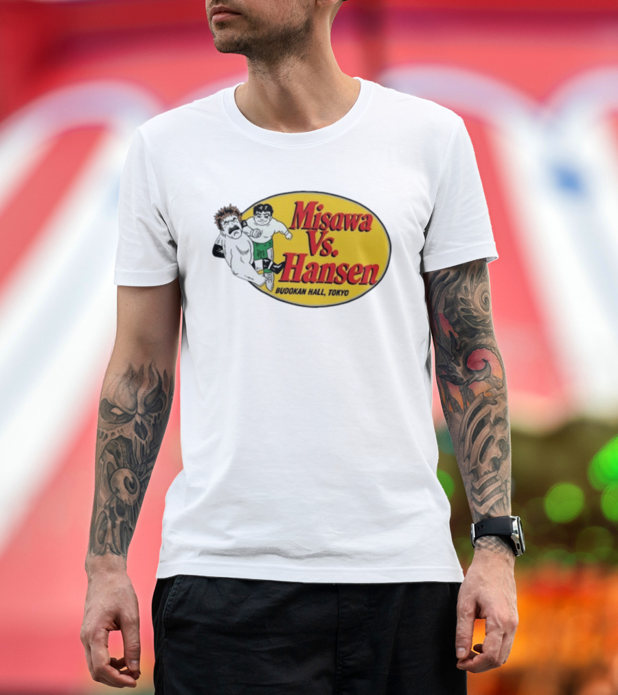 Misawa Vs Hansen Budokan Hall Tokyo T-Shirt