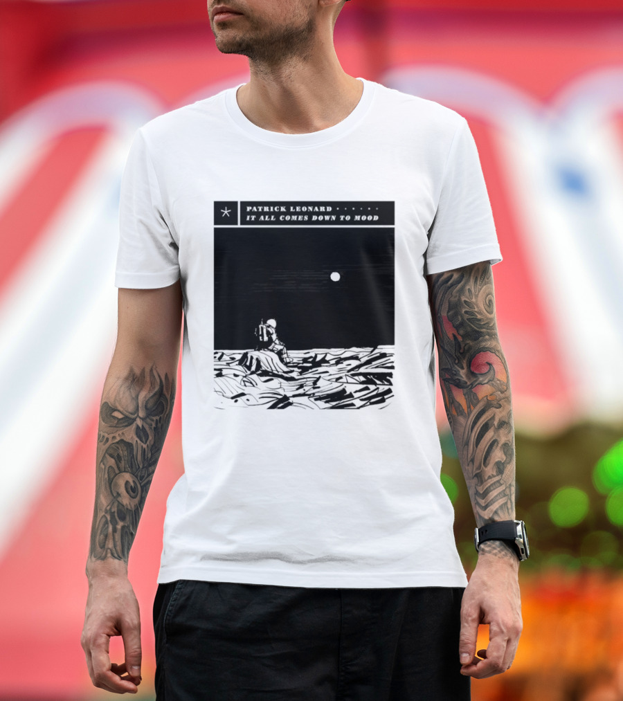 Patrick Leonard It All Comes Down To Mood Moonlit Ocean Scene T-Shirt