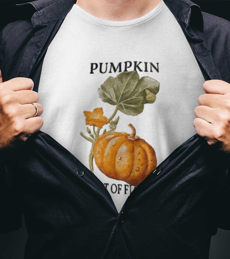 Pumpkin Art Of Flora Botanical T-Shirt