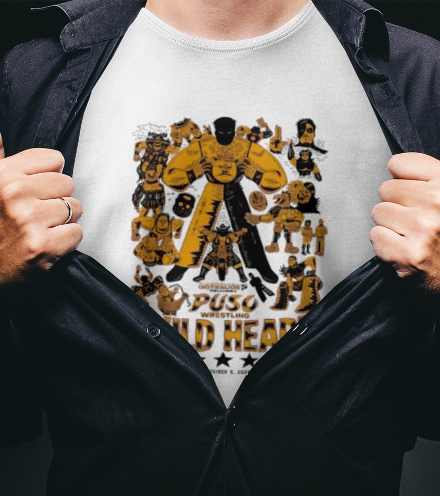 Puso Wrestling Wild Heart September 6 2026 No Ring No Limits T-Shirt