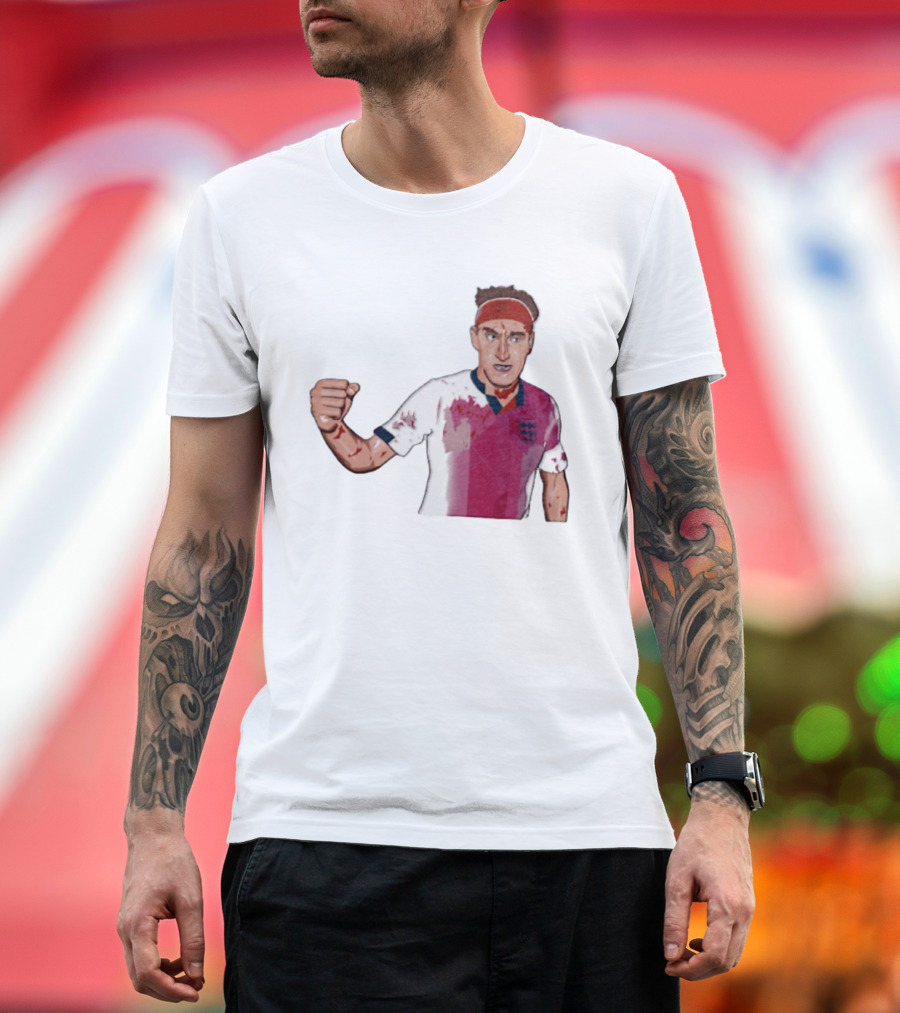 Terry Butcher England Football Iconic Bloodied Headband Moment Football Fans T-Shirt