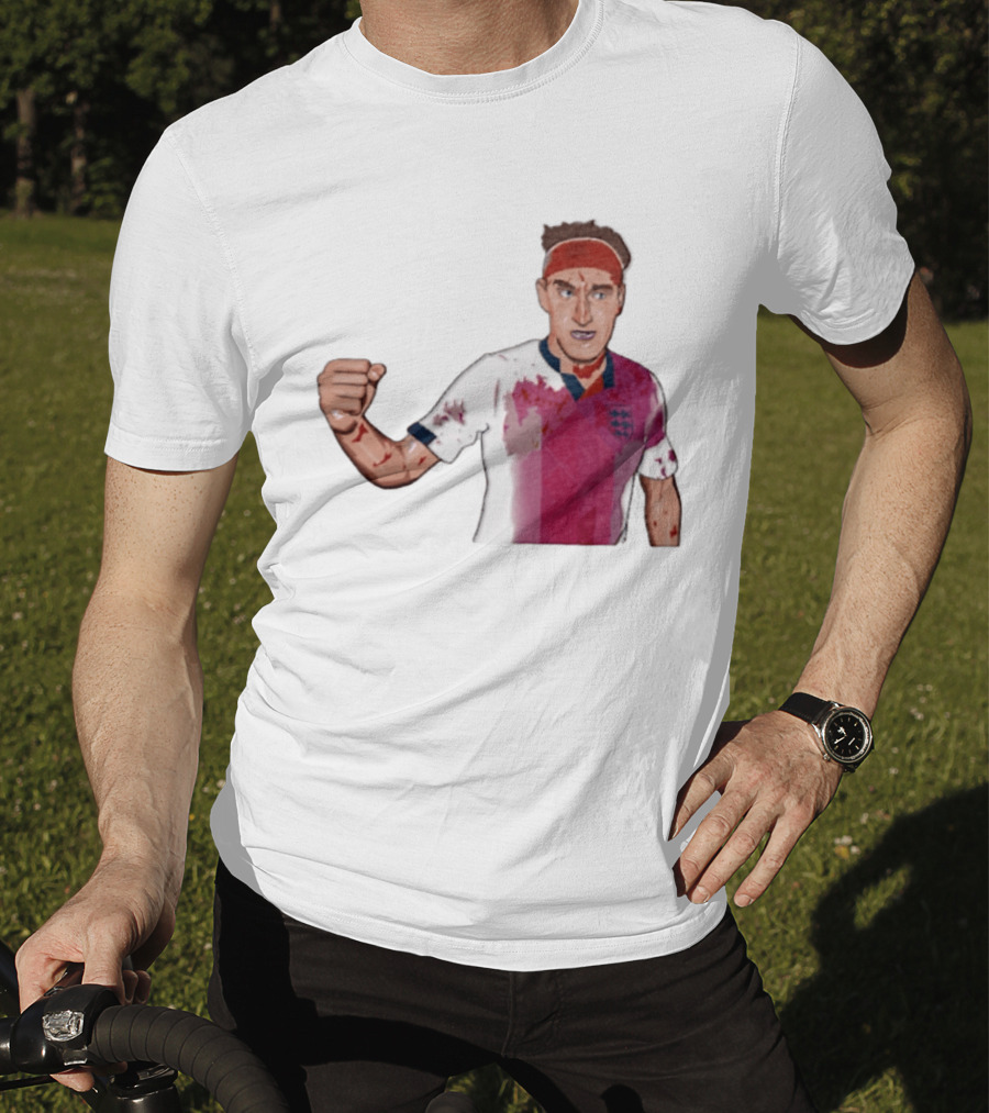 Terry Butcher England Football Iconic Bloodied Headband Moment Football Fans T-Shirt