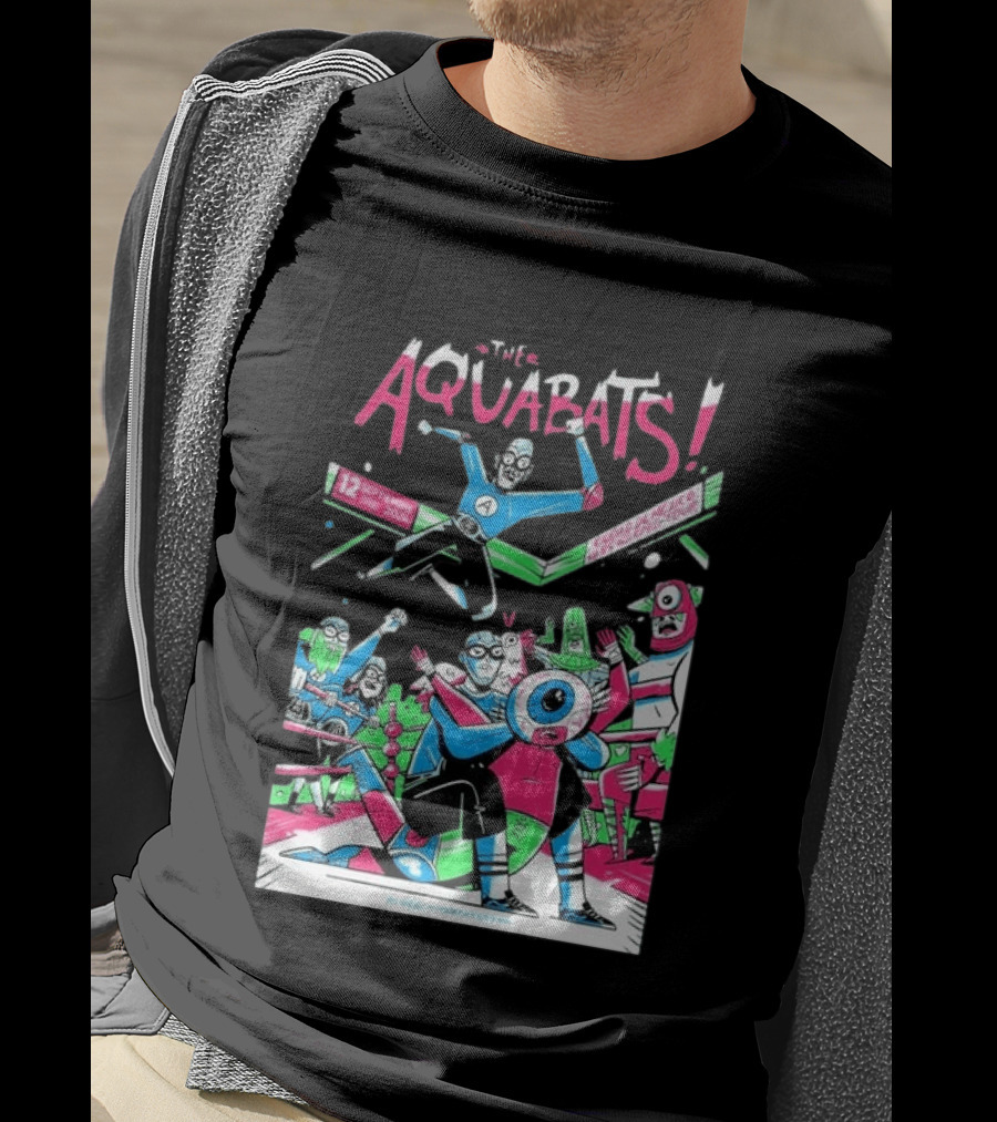 The Aquabats September 12 2026 Mexico City Comic Style Concert T-Shirt