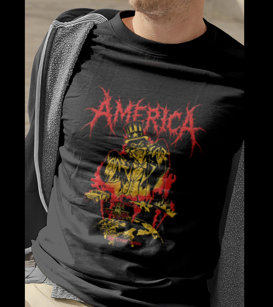 America The Great Satan Uncle Sam Puppet Master T-Shirt