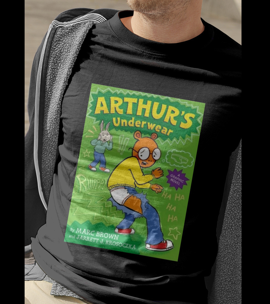 ARTHUR'S Underwear Graphic Novel By Marc Brown And Jarrett J. Krosoczka T-Shirt