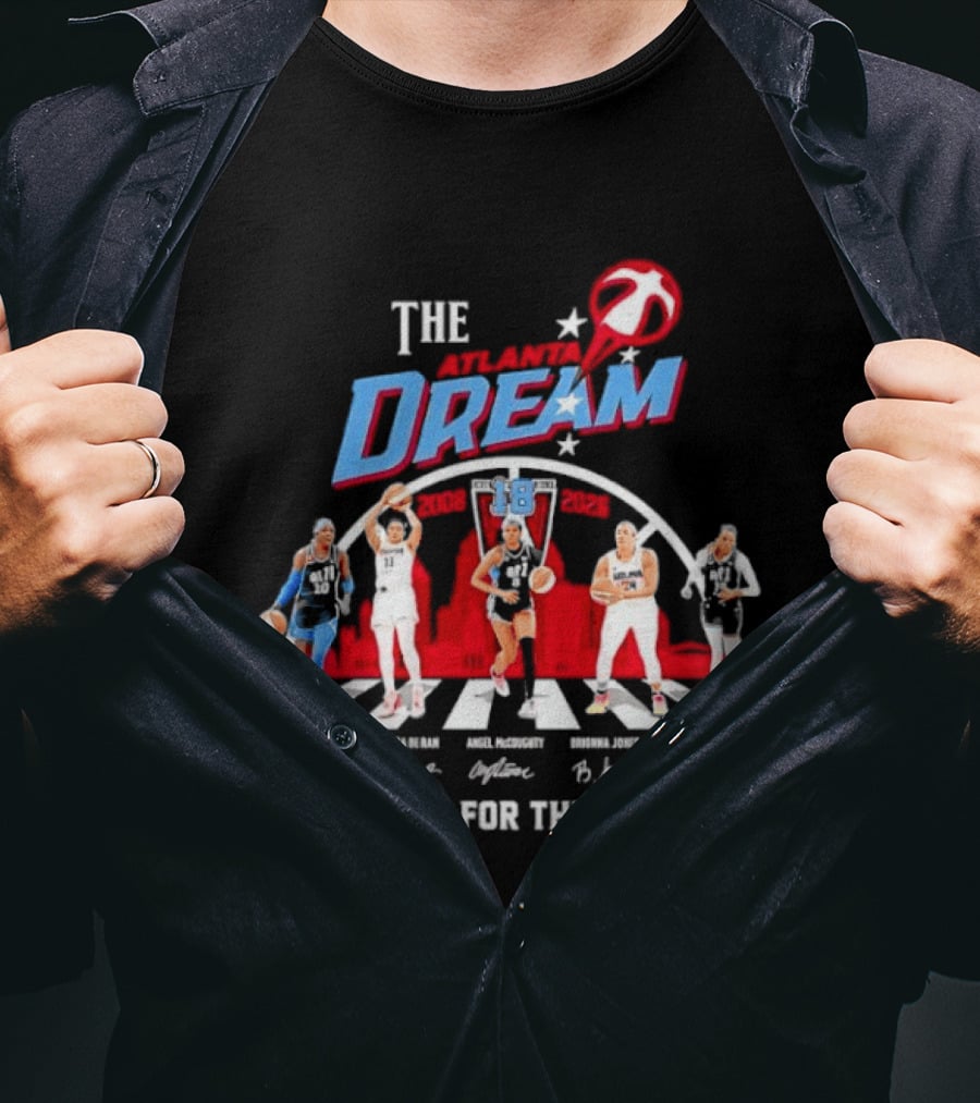The Atlanta Dream Thank You For The Memories Sydney Colson Alyssa De Rand Angel Mccoughty Brionna Jones Chelsea Gray T-Shirt